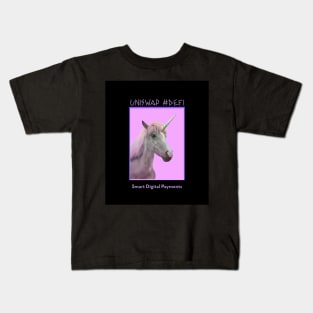 unicorn uniswap defi Kids T-Shirt